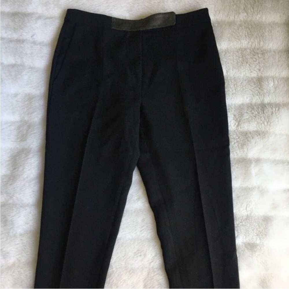 SANDRO Paris Black Cropped Slim Trouser Pants‎ 38/S - Picture 6 of 13
